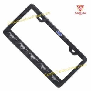 Ford Mustang Running Horses License Frame