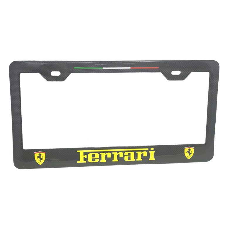Ferrari Frame Yellow Cavallinos Italy Stripe Exotic Carbon Fiber