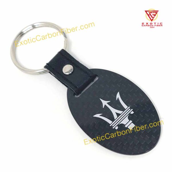 Maserati Key Fob New Silver Trident Logo