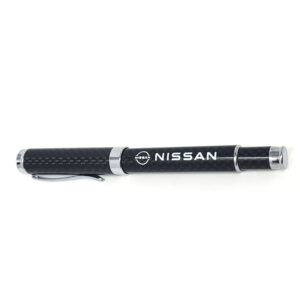 Nissan Carbon Fiber Pen New Logo Gray Text Exotic Carbon Fiber