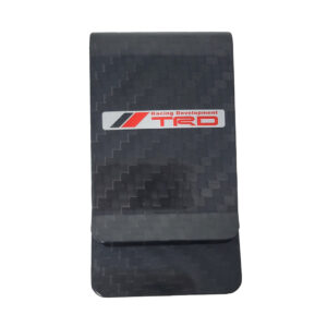 Toyota TRD Double Sided Money Clip Exotic carbon Fiber