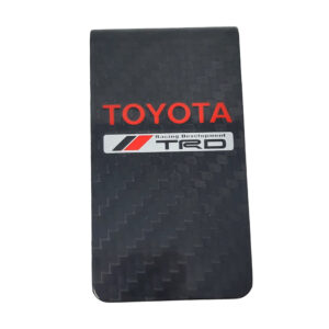 Toyota TRD Double Sided Money Clip Exotic carbon Fiber