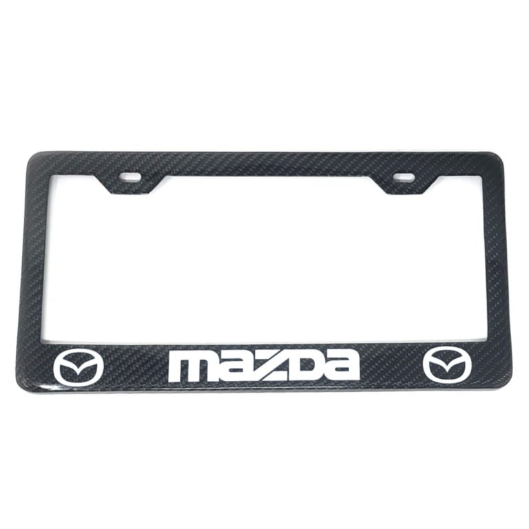 Mazda Carbon Fiber License Frame Exotic Carbon Fiber