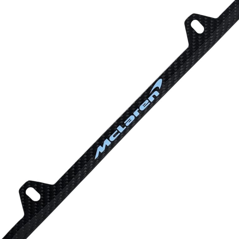 McLaren License Frame 4H Light Blue Exotic carbon Fiber