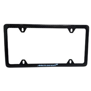 McLaren License Frame 4H Light Blue Exotic carbon Fiber