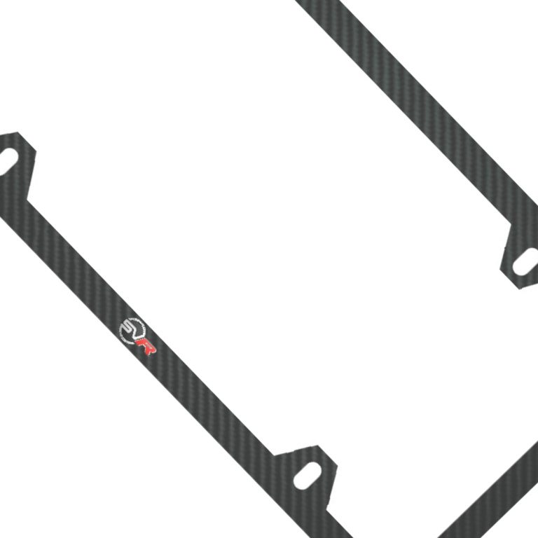 Range Rover SVR 4H Logo Only License Frame Exotic Carbon Fiber