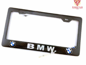 NWLP015_BMW-silver-carbon-fiber-license-plate-frame-a