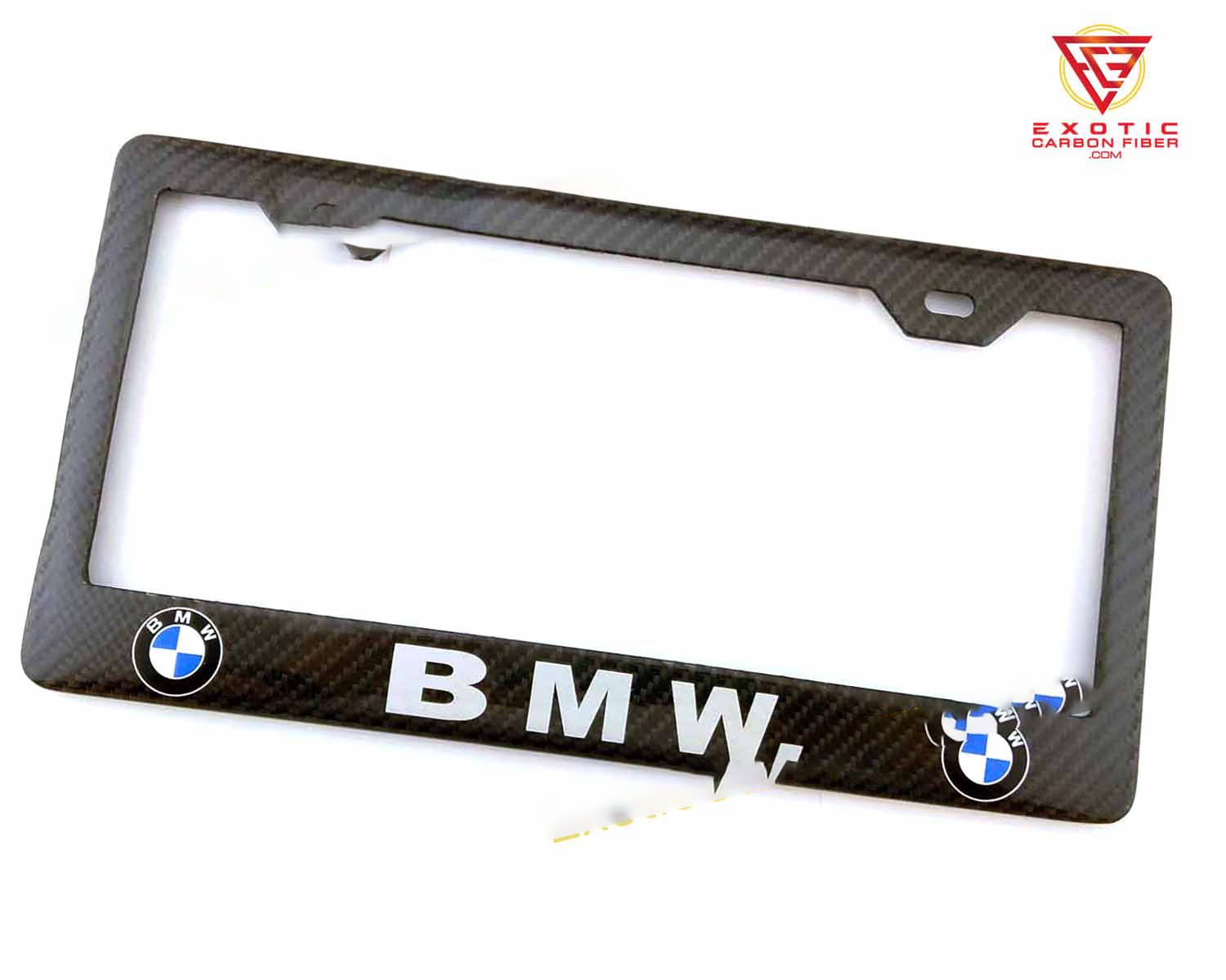 NWLP015_BMW-silver-carbon-fiber-license-plate-frame-a