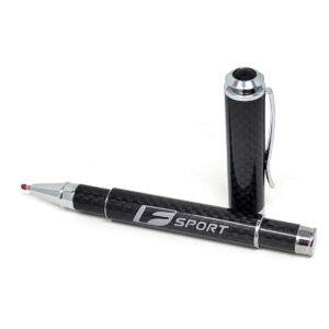 Lexus F Sport Grey Logo Carbon Fiber Pen Exotic Carbon Fiber