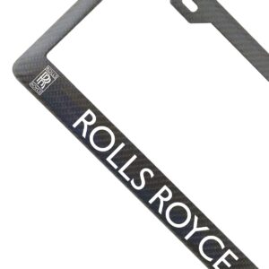 Rolls Royce Carbon Fiber License Frame Exotic Carbon Fiber
