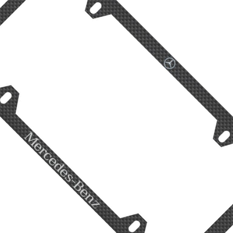 Mercedes Frame – 4 Hole Slim – Top Logo Exotic Carbon Fiber
