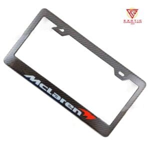 LP161z_McLaren_Gray_Text_Red_Swoosh_Plate_Frame