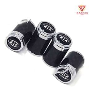 VC076z_Kia_Silver_Logo_Black_Background_Valve_Caps-