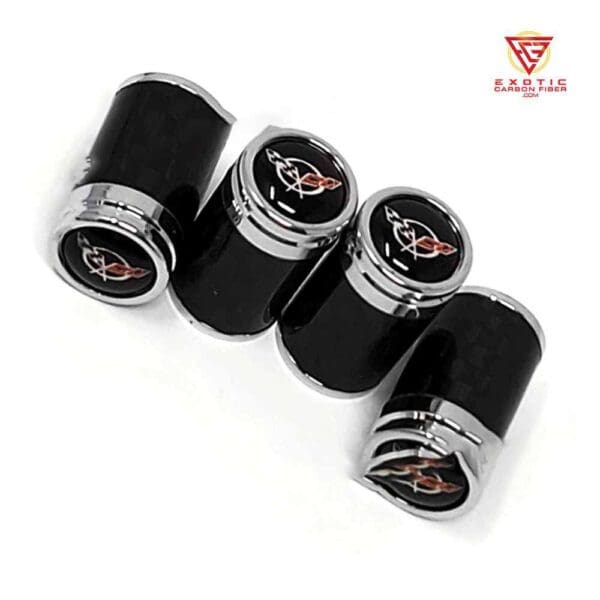 VC078z_Corvette_C5_Flags_Logo_Black_Background_Valve_Caps