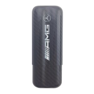 AMG 2 Cigar Holder Silver Exotic Carbon Fiber