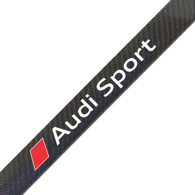 Audi Sport 2H License Frame Exotic Carbon Fiber