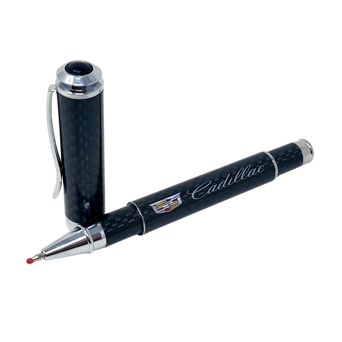 **Pen⭐︎chan** Cadillac Carbon Fiber Pen - Color Logo | Exotic Carbon Fiber