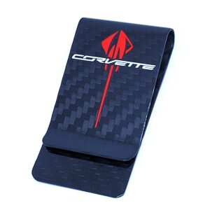 Corvette Stingray Money Clip Exotic Carbon Fiber