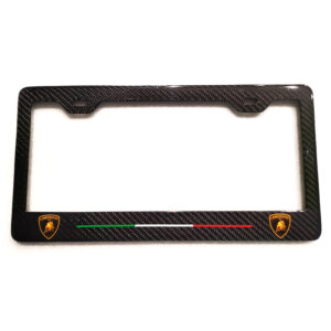 Lamborghini Frame Logos Only Italian Stripe Exotic carbon Fiber