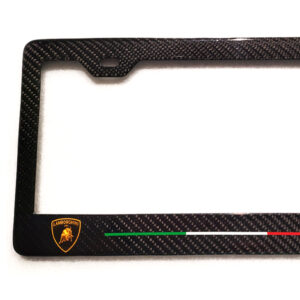 Lamborghini Frame Logos Only Italian Stripe Exotic carbon Fiber