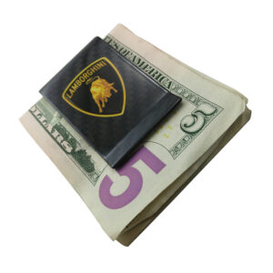 Lamborghini Shield Money Clip Exotic Carbon Fiber