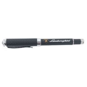Lamborghini Carbon Fiber Pen White Script Exotic Carbon Fiber