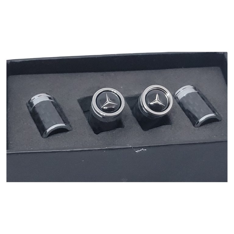 Mercedes Benz Valve Caps Star Only Exotic Carbon Fiber