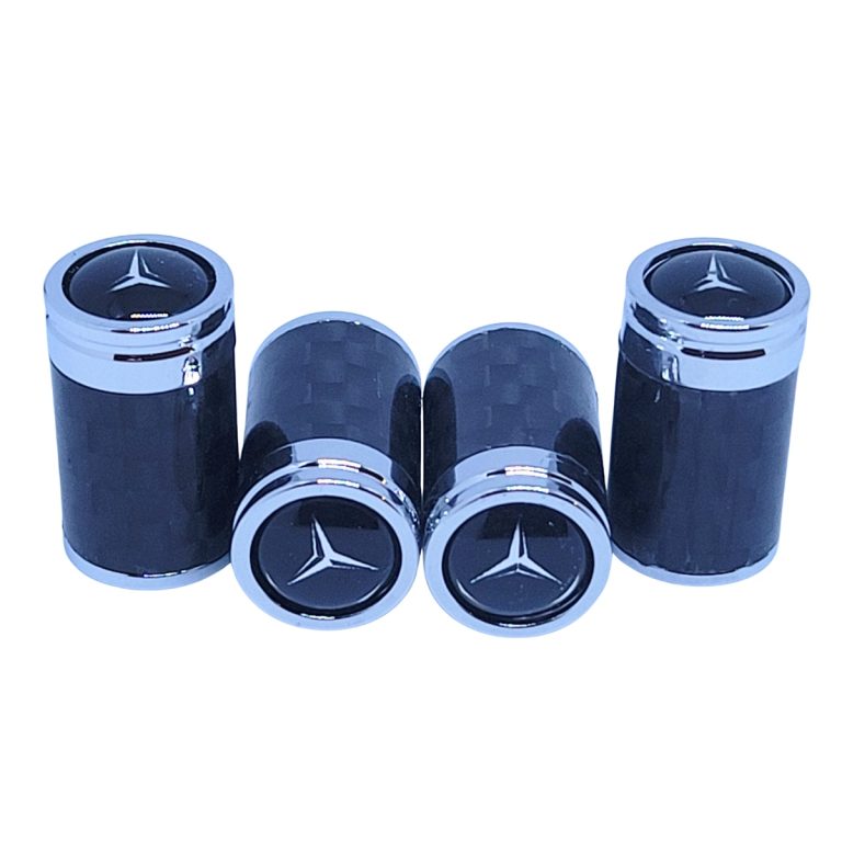 Mercedes Benz Valve Caps Star Only Exotic Carbon Fiber