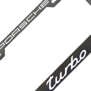 Porsche Turbo Carbon Fiber License Frame Exotic Carbon Fiber