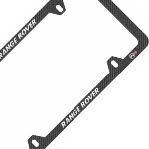 Range Rover SVR License Frame 4H Double Logos Exotic Carbon Fiber
