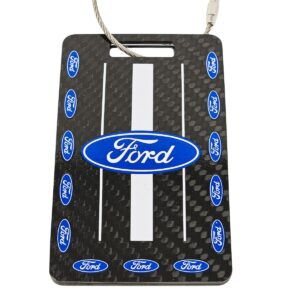 Ford Logo Carbon Fiber Luggage Tags Exotic Carbon Fiber